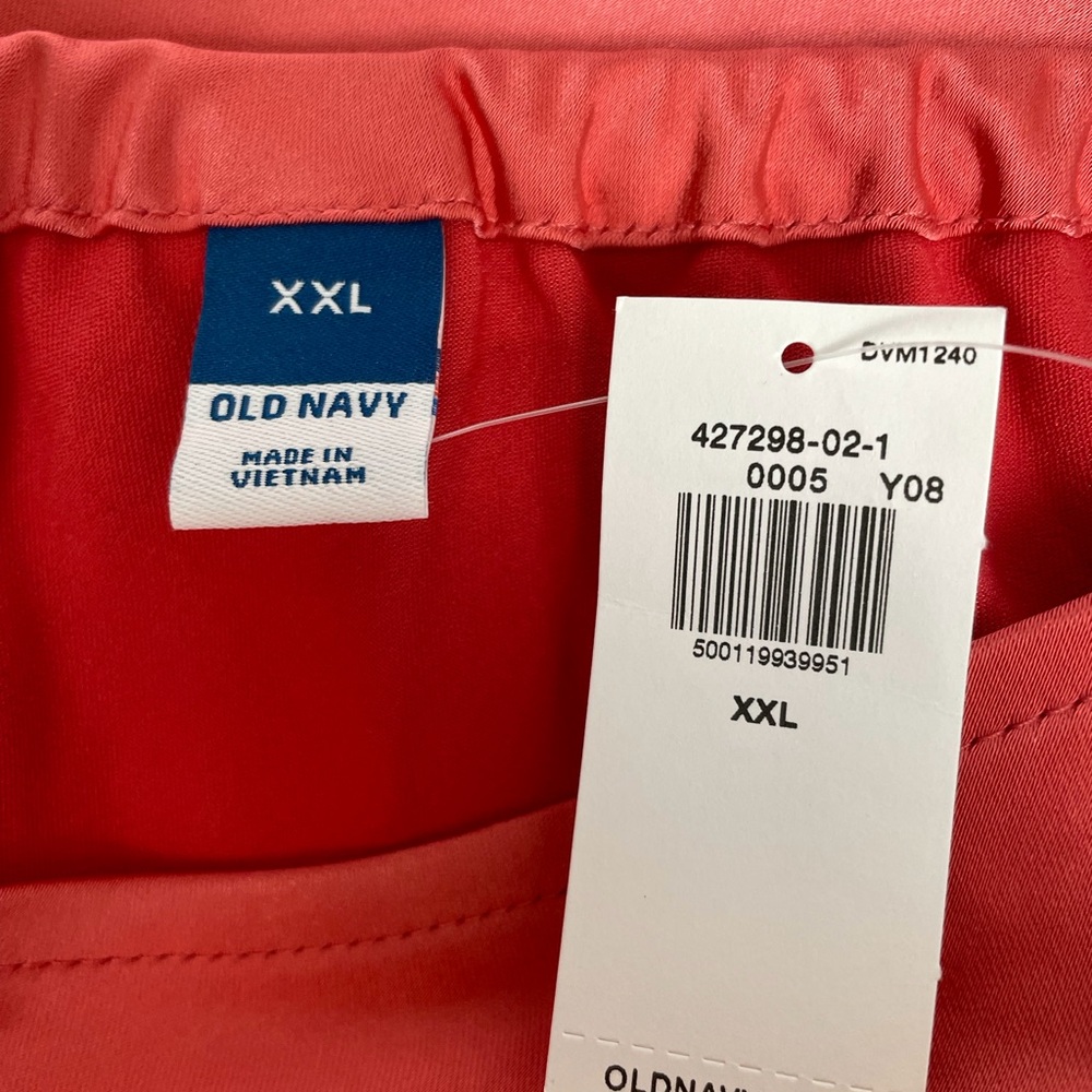 NWT Romantic Clean Girl 90s Minimalist Calypso Coral Satin Midi Slip Skirt XXL - Picture 6 of 9